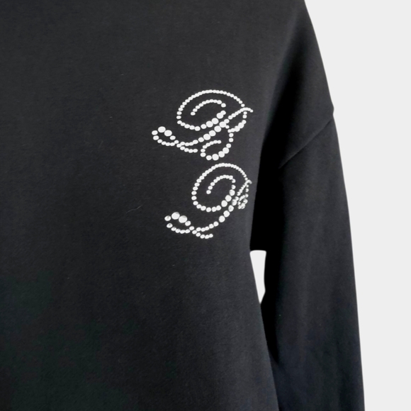 Baby Phat Forever 21  Rhinestone Hoodie Black  Small - Picture 11 of 14